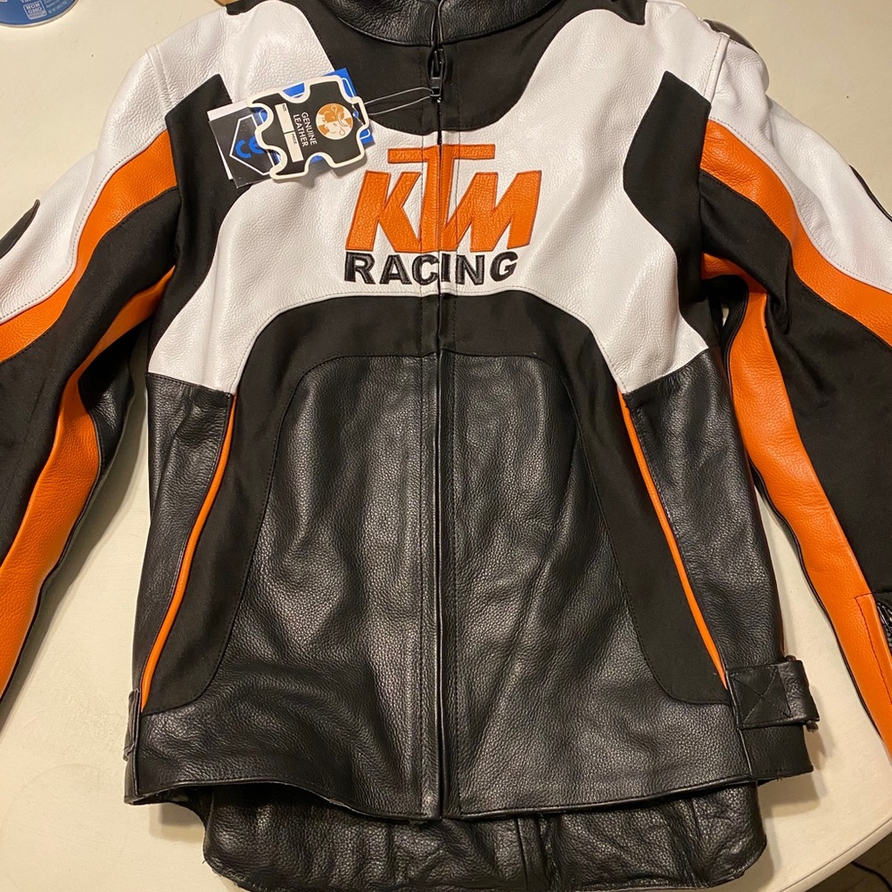 KTM leather racing jacket!